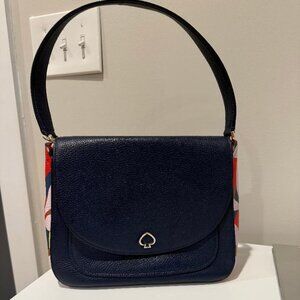 Kate Spade Remedy Medium Top Handle – Navy & Print